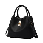 Bolso de hombro mujer tipo cubo con textura lichi - Alessia
