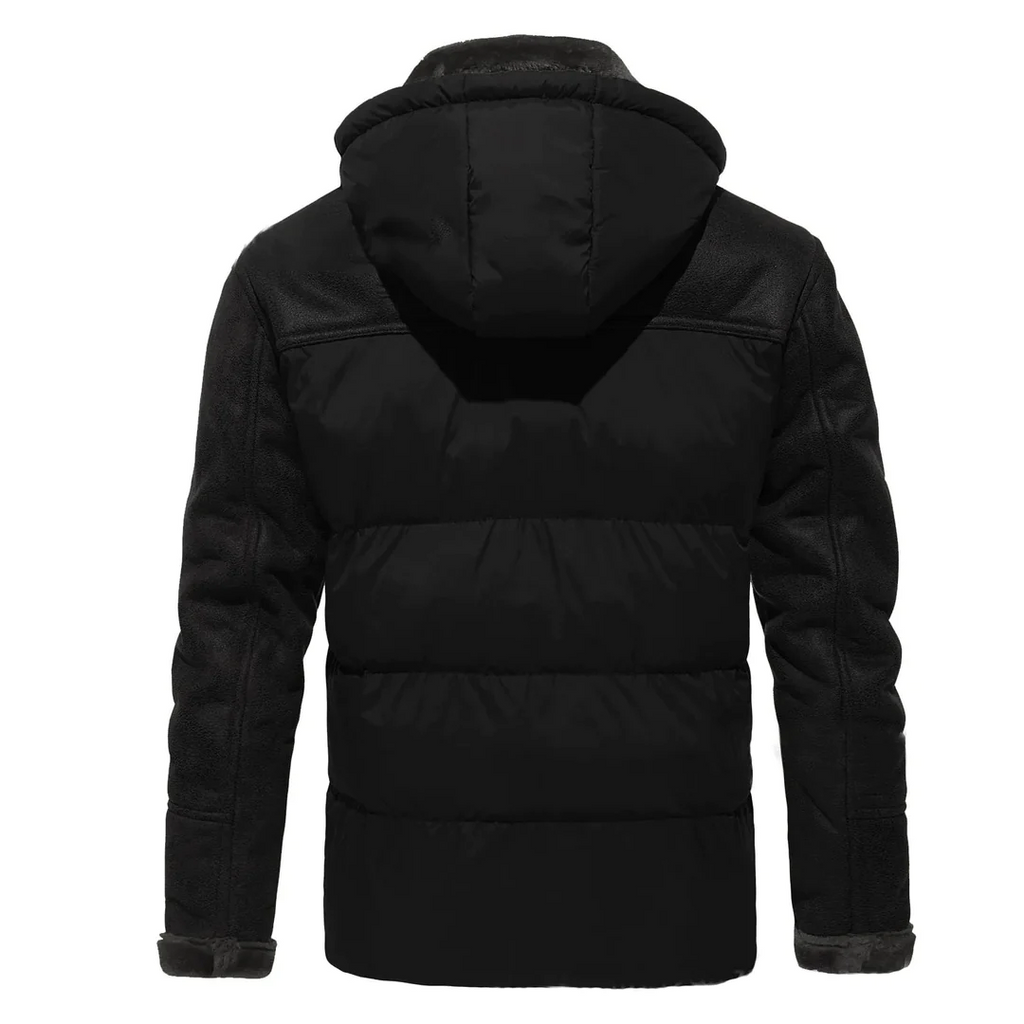 Chaqueta sherpa hombre ante forro polar termorreflectante cálida vintage frío extremo - Velvetron