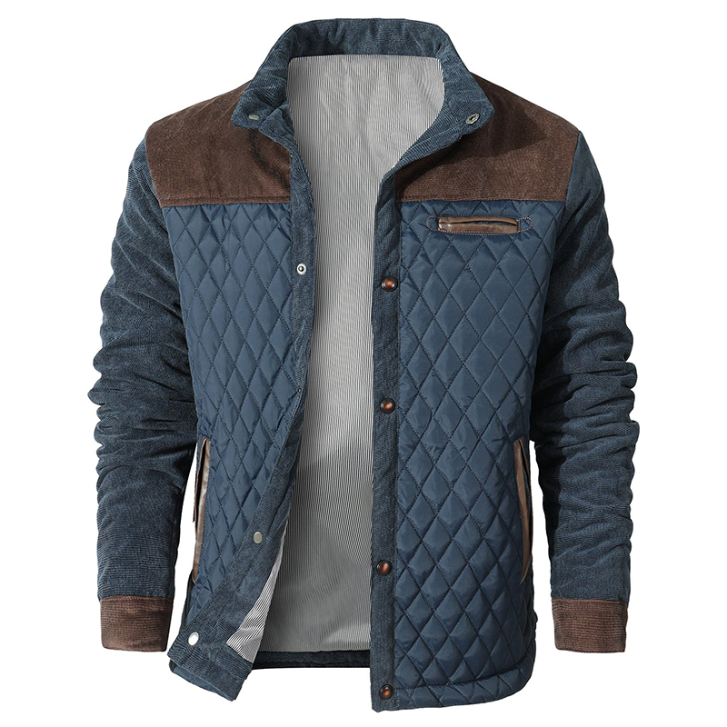 Chaqueta hombre urban casual ripstop forrada resistente moderna versátil - Dakusy