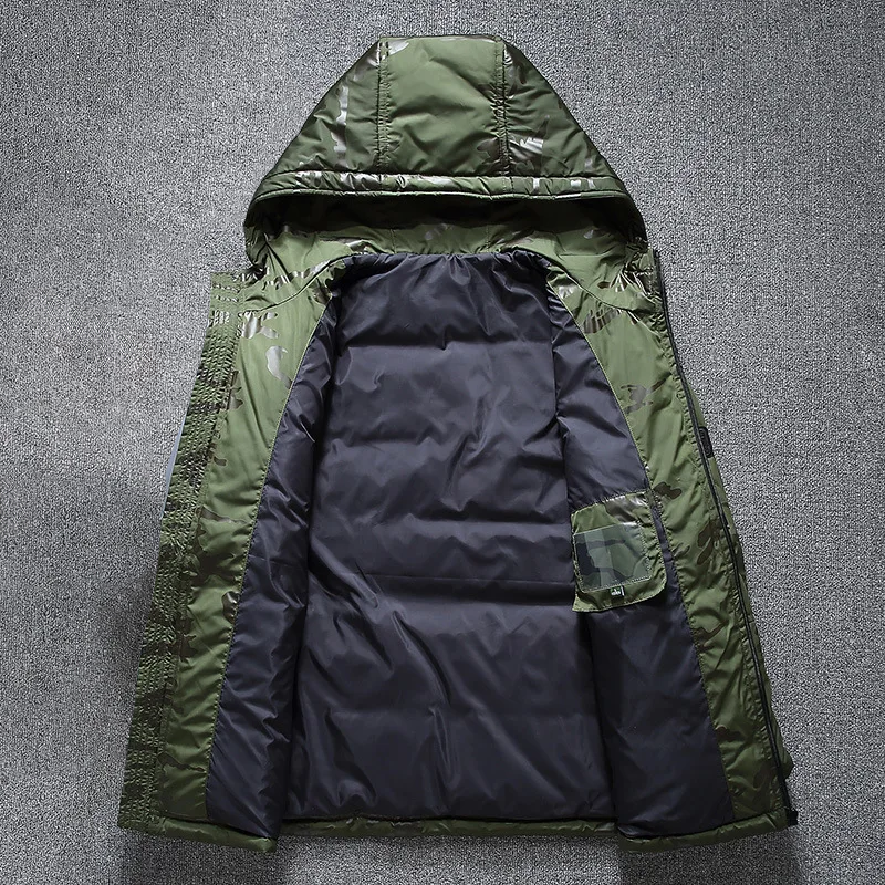 Chaqueta hombre alpina protección frío extremo sarga aislamiento resistente montaña - Alpine Shield
