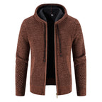 Cárdigan para hombre con capucha y forro interior - Rynor