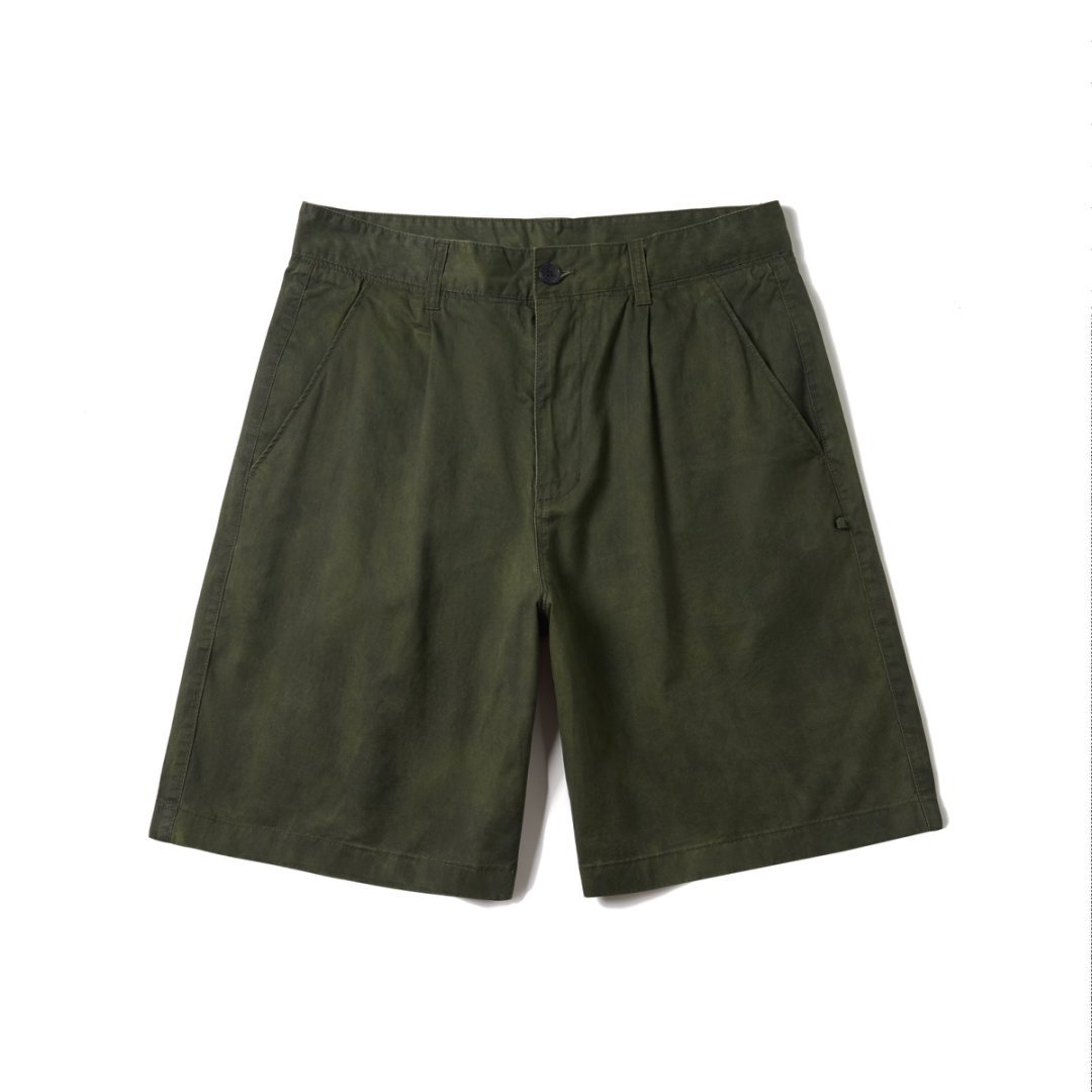 Pantalón corto casual con estampado camuflaje y corte recto para hombre - Valerio