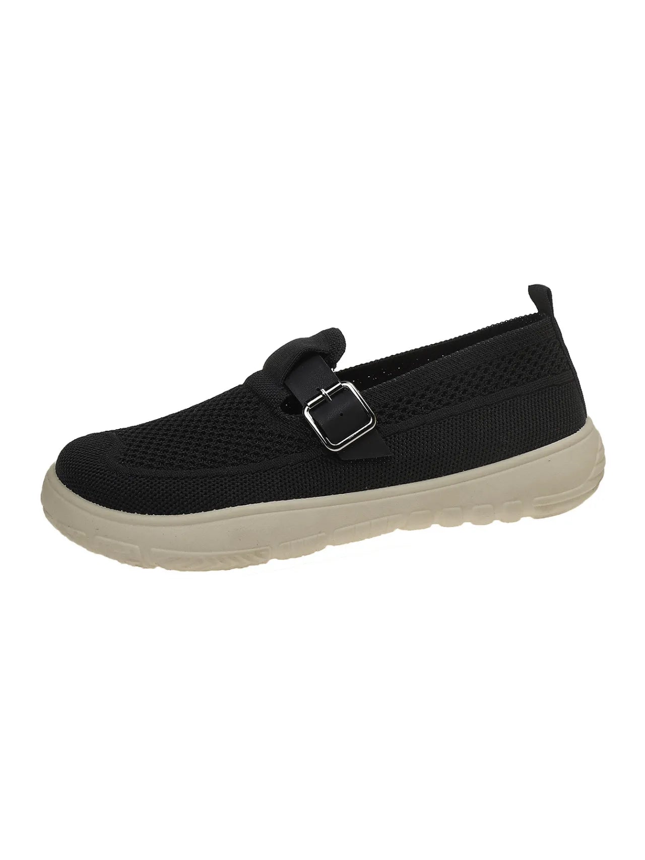 Mocasines de mujer transpirables con hebilla lateral y suela flexible - Élise