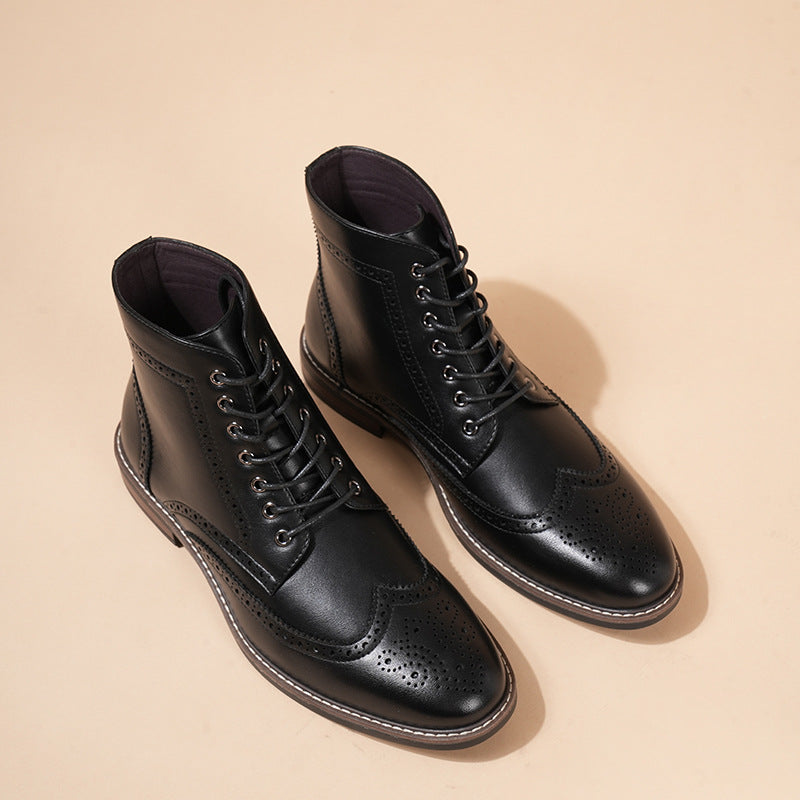 Botines elegantes con cordones para hombre estilo clásico - Arnvid