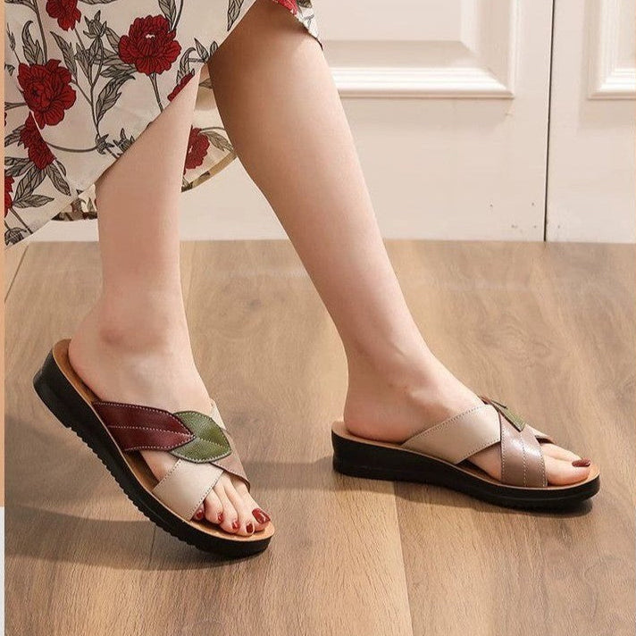 Sandalias de mujer con suela acolchada para paseo - Mirel