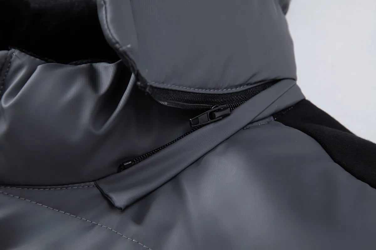 Abrigo invierno hombre informal capucha algodón contemporáneo cálido versátil - Luc
