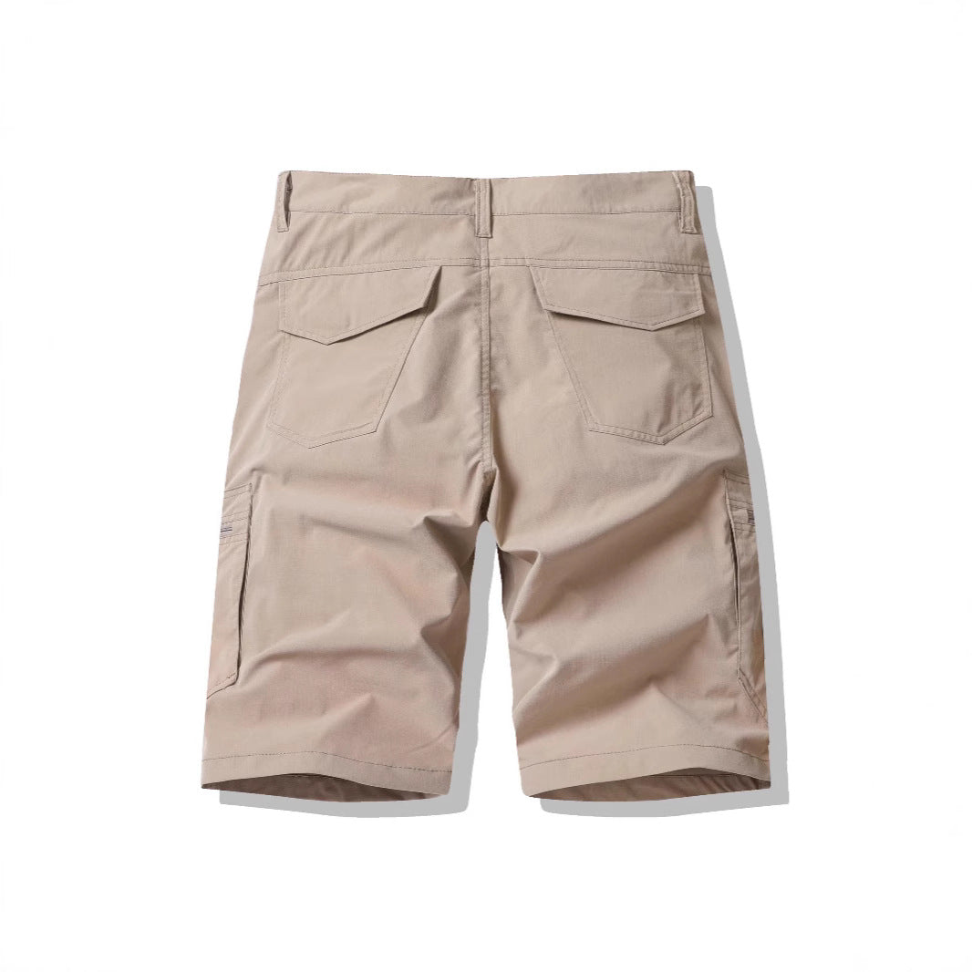 Shorts cargo con bolsillos y cierre lateral para hombre - Erling