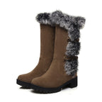 Lara - Botas de mujer ante nieve con piel y tacon bajo