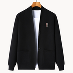 Cárdigan para hombre de corte recto con cuello abierto - Einar