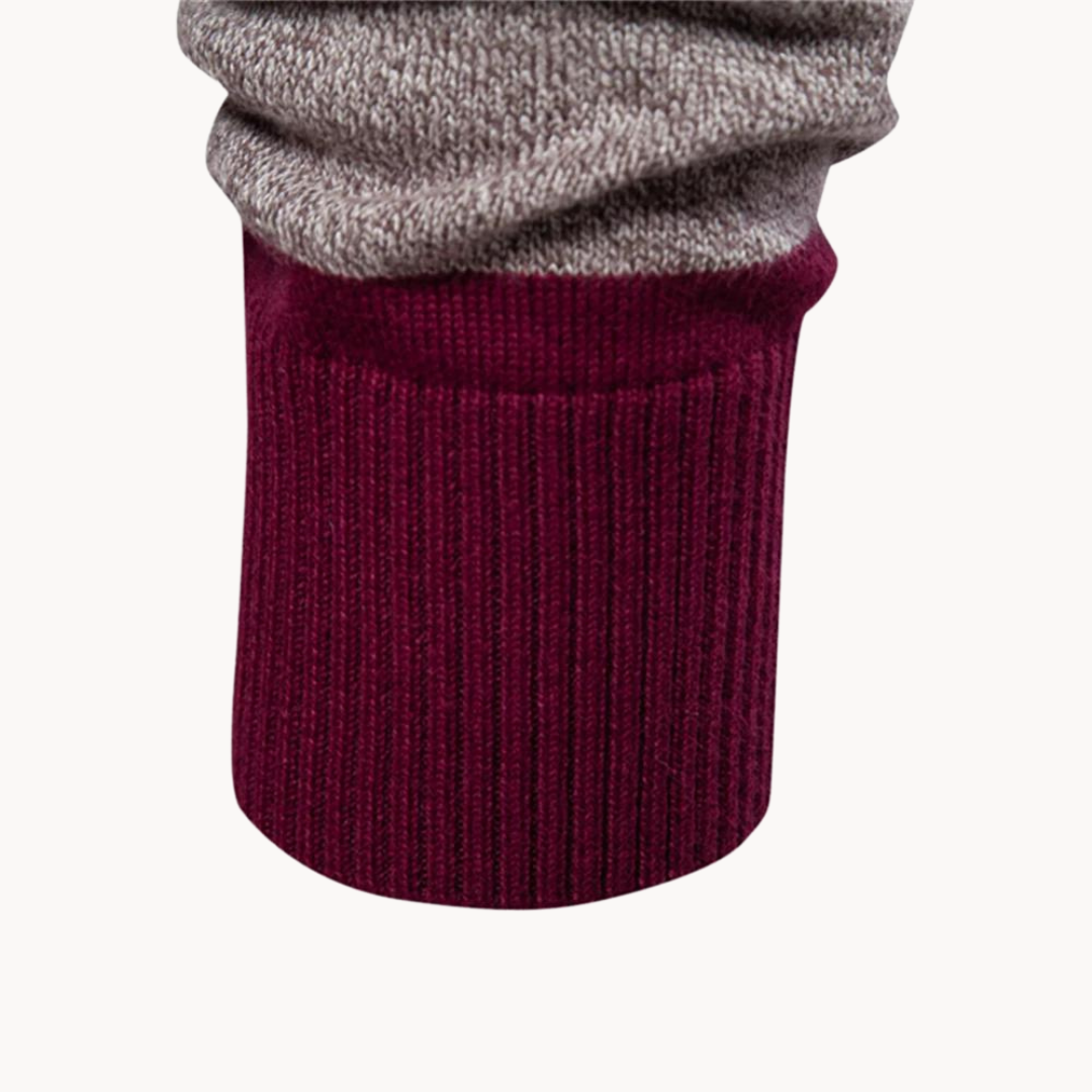 Jersey de tejido para hombre cuello polo - Hjalmar