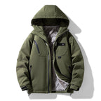 Chaqueta térmica ligera para hombre con capucha y forro interior - Orven