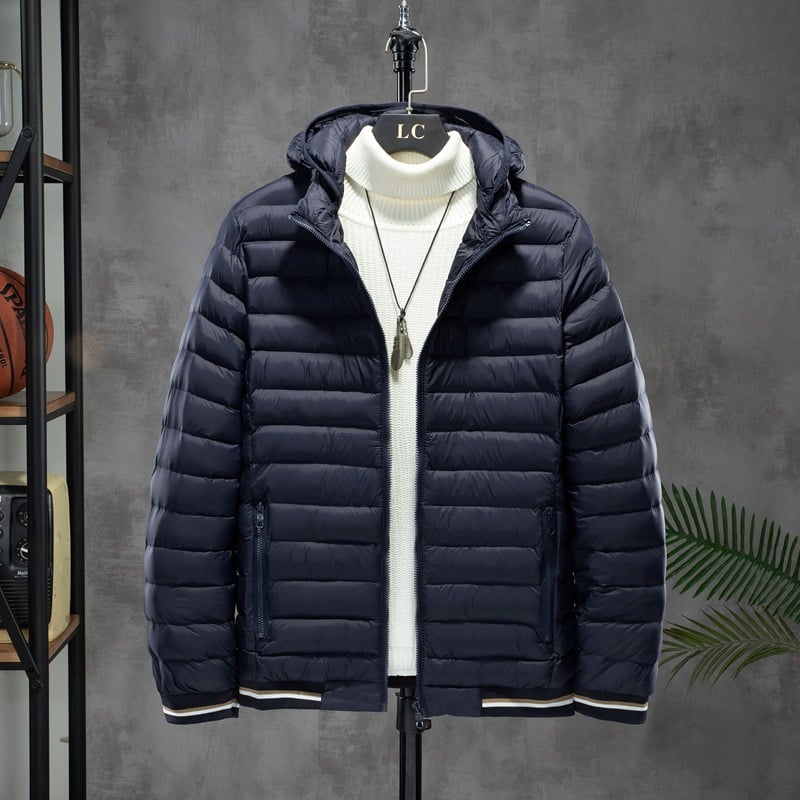 Chaqueta ligera para hombre con capucha - James