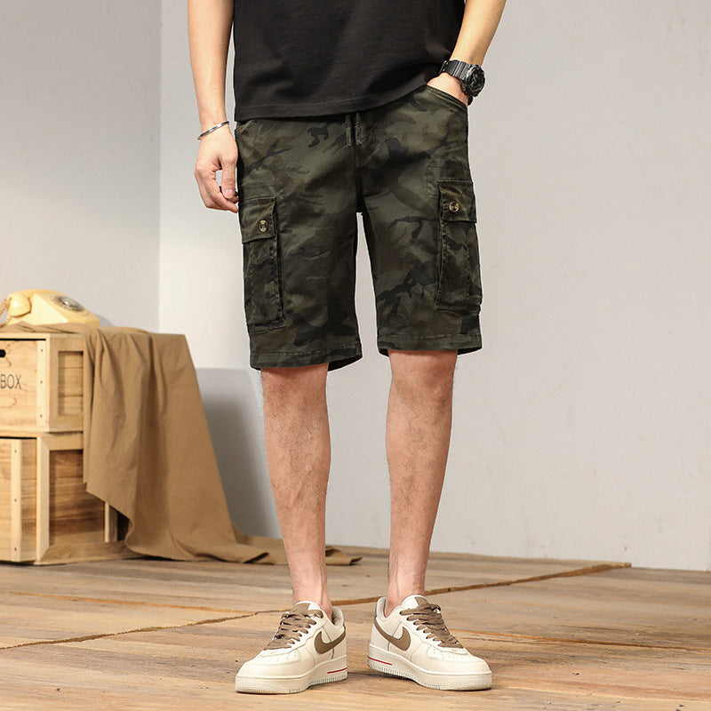 Shorts cargo con bolsillos laterales para hombre - Ranger