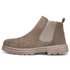 Botines slip-on de cuero retro para hombre - Aegis