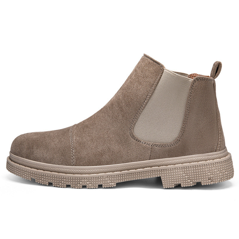 Botines slip-on de cuero retro para hombre - Aegis