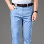 Pantalones vaqueros hombre algodón elástico corte recto - Mateo