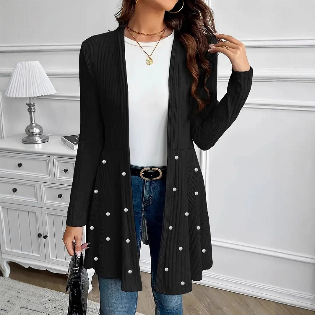 Cárdigan para mujer tejido con detalle decorativo - Neralis