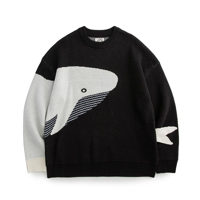 Jersey de punto de inspiración artística para hombre - Nivaro