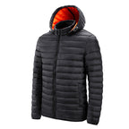 Chaqueta acolchada térmica hombre cuello alto capucha fija puños ergonómica - Ivar