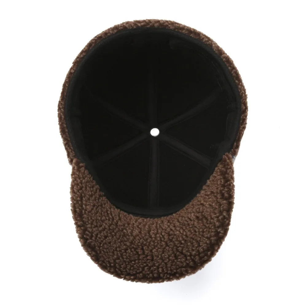 Gorra hombre efecto piel orejeras efecto borreguito - Mauro