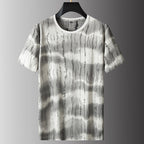 Camiseta estampada efecto desgastado para hombre - Gaspard