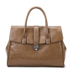 Bolso de mano mujer piel sintética gran capacidad estilo sofisticado - Élodie