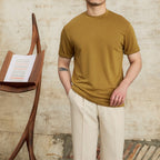 Camiseta para hombre tejido suave elástico corte clásico - Elías