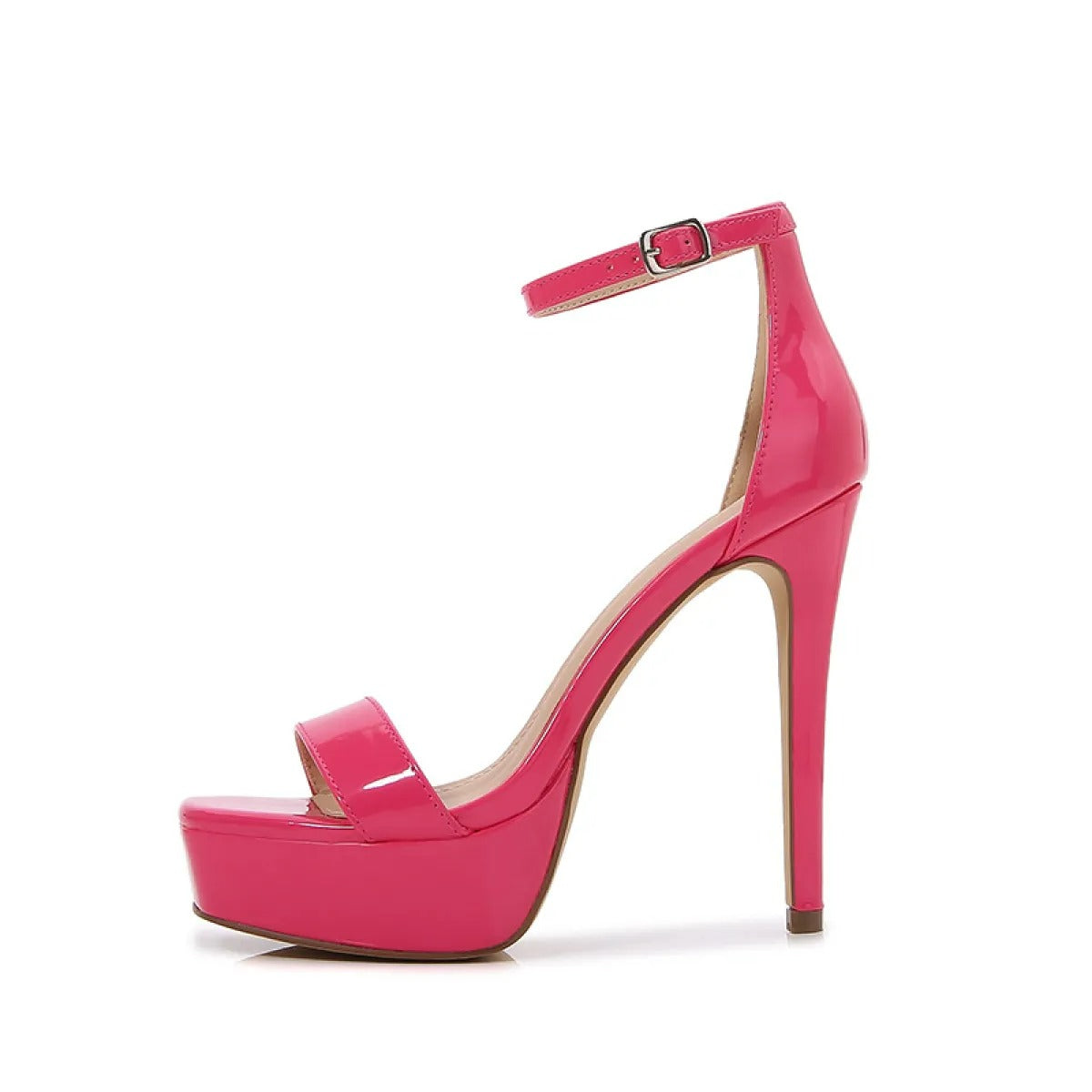 Zapatillas de mujer con plataforma y pulsera al tobillo - Cyrielle