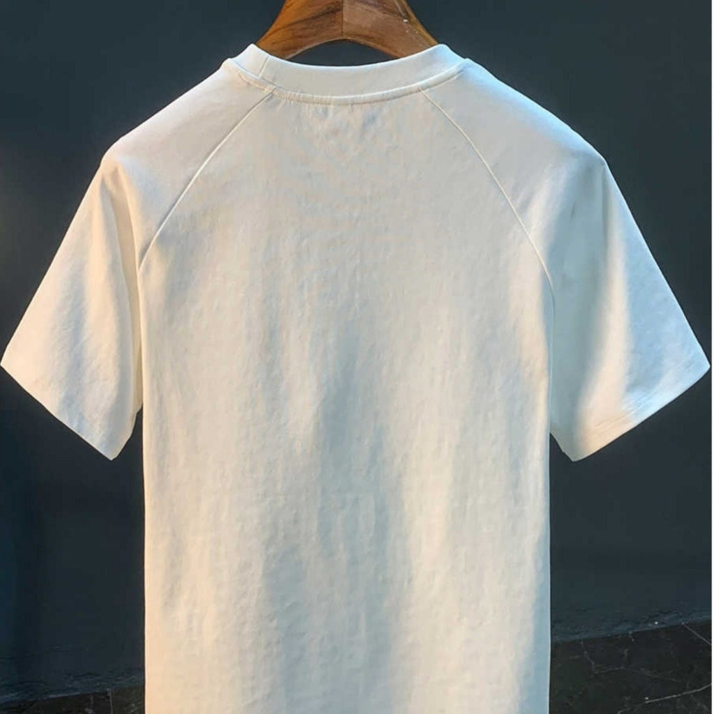 Camiseta hombre algodón costuras decorativas estilo casual - David