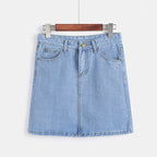 Falda corta denim para mujer - Auria