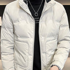 Chaqueta acolchada hombre bomber cuello alto bolsillos contraste técnica urbana - Cody