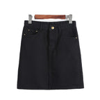 Falda corta denim para mujer - Auria