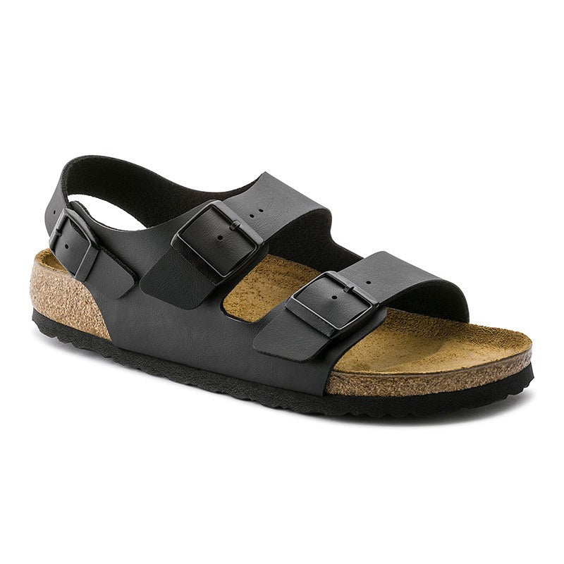 Sandalias ortopédicas hombre bio sintético hebillas triple confort - Renata
