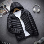 Chaqueta acolchada ligera hombre capucha cremallera ultraligera capa intermedia - Tidus
