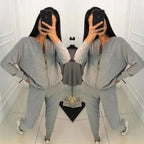 Chaqueta punto mujer cremallera metálica cuello redondo - Nysse