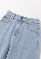 Jeans mujer tiro bajo pierna ancha larga - Kerstin