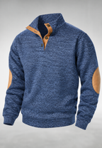 Jersey de hombre con cuello alto y botones - James