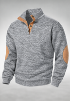 Jersey de hombre con cuello alto y botones - James