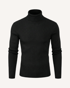Jersey hombre cuello alto punto canalé manga larga - Tadeo