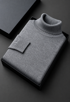 Jersey hombre cuello alto punto liso manga larga - Savio