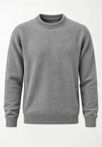 Jersey hombre cuello redondo punto liso manga larga - Dorian