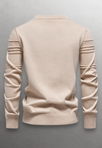 Jersey hombre cuello redondo punto texturizado líneas en relieve - Silas