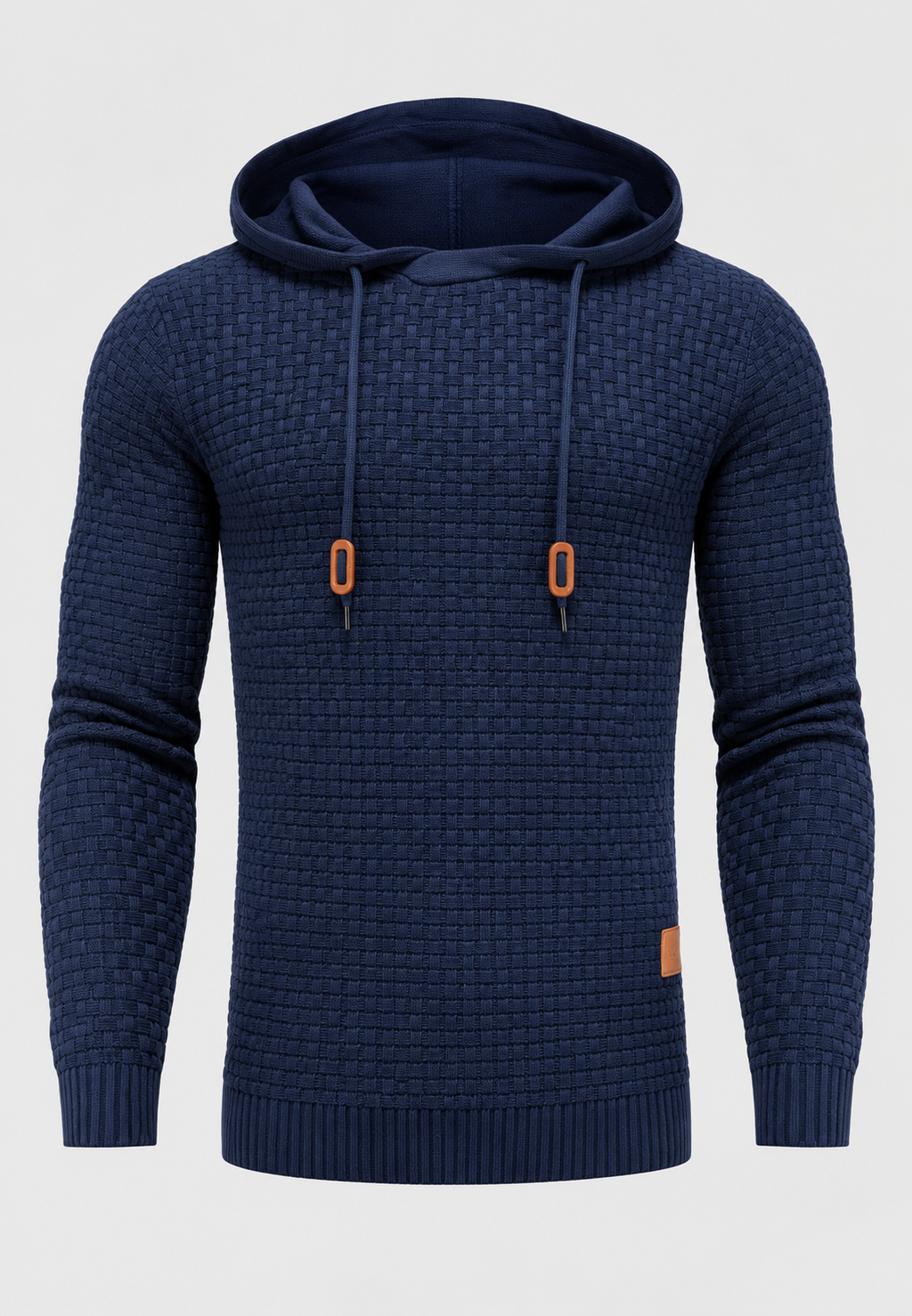Jersey hombre punto texturizado capucha ajustable - Ciro