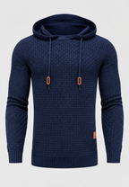 Jersey hombre punto texturizado capucha ajustable - Ciro