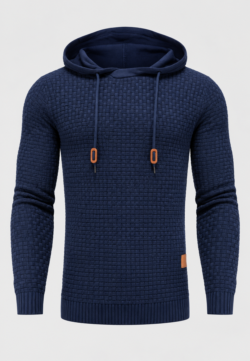 Jersey hombre punto texturizado capucha ajustable - Ciro