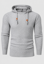 Jersey hombre punto texturizado capucha ajustable - Ciro