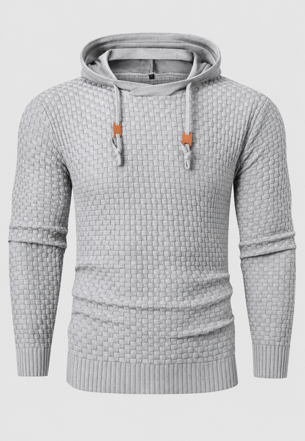 Jersey hombre punto texturizado capucha ajustable - Ciro