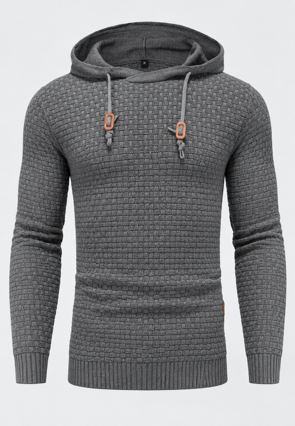 Jersey hombre punto texturizado capucha ajustable - Ciro