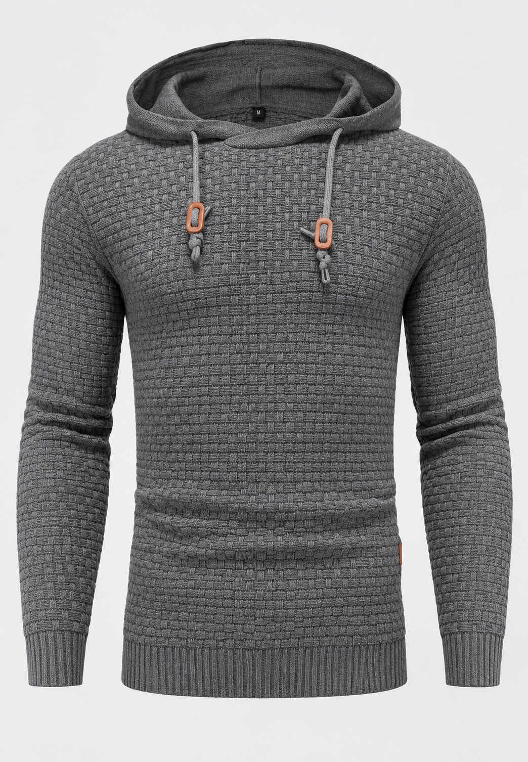 Jersey hombre punto texturizado capucha ajustable - Ciro