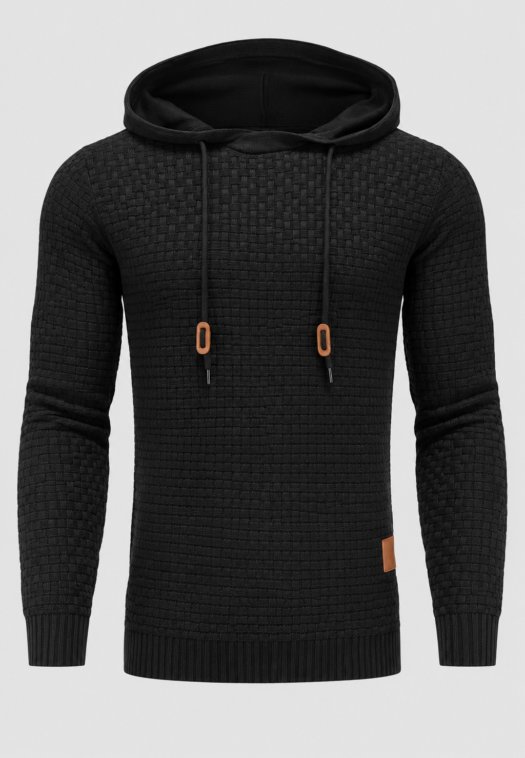 Jersey hombre punto texturizado capucha ajustable - Ciro
